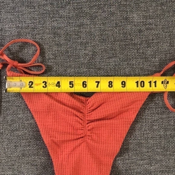 Women’s BECCA Beccaswim Pucker Up Tie Side Swim Bottom Swimwear Ginger M - Picture 17 of 17